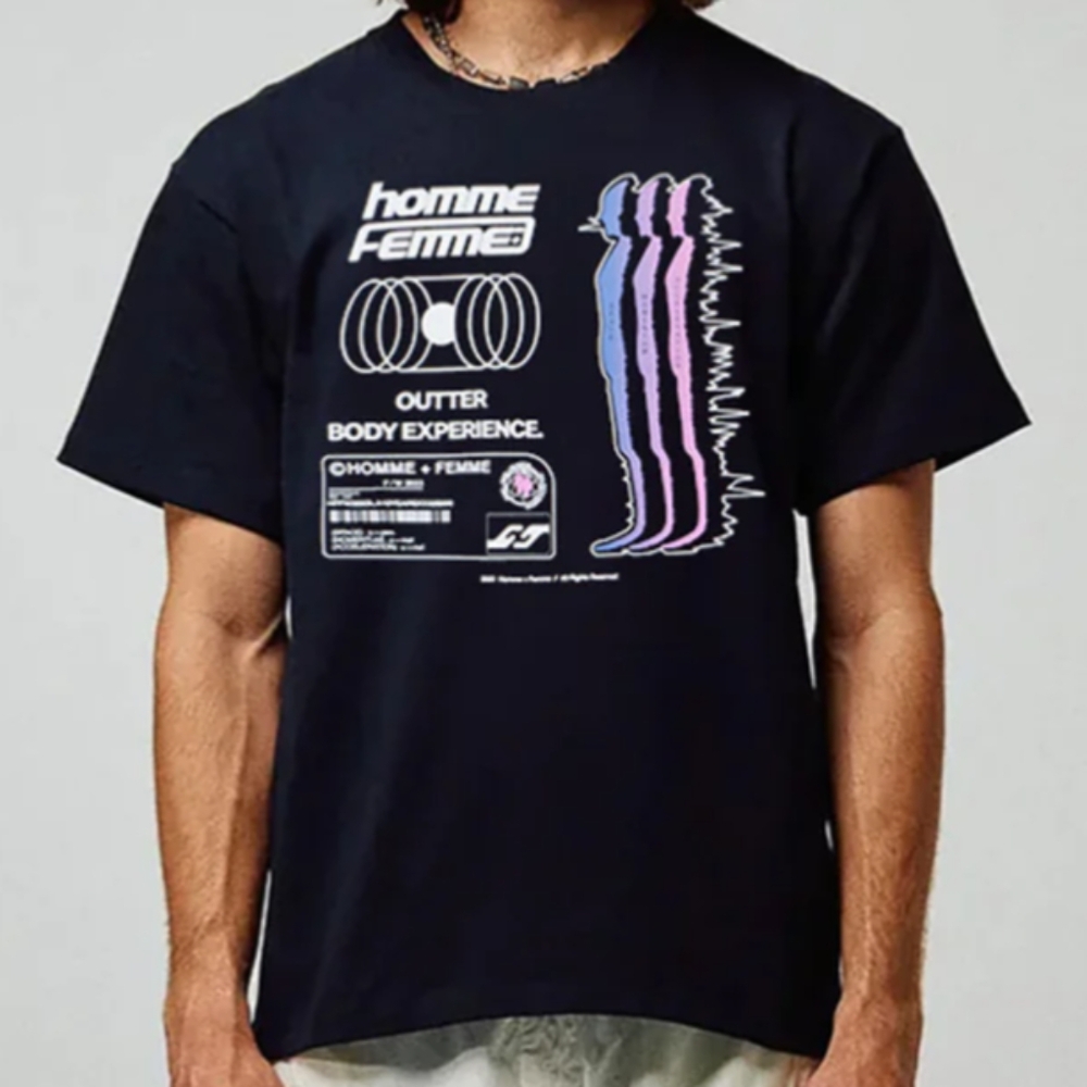Homme + Femme Outterbody shirt Mens size Large - Picture 3 of 8